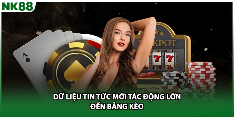 Dữ liệu tin tức mới tác động lớn đến bảng kèo