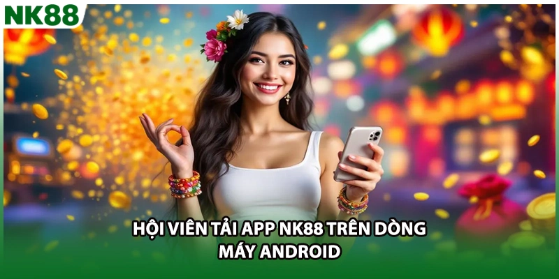 Hội viên tải app NK88 trên dòng máy Android